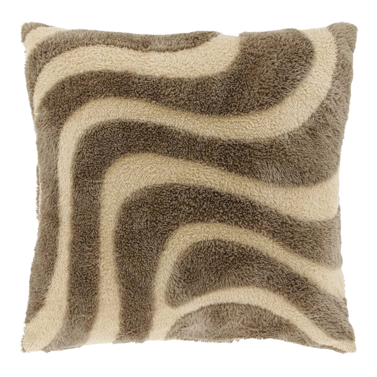 Unique Living Sierkussen Maud Taupe 50 x 50 cm