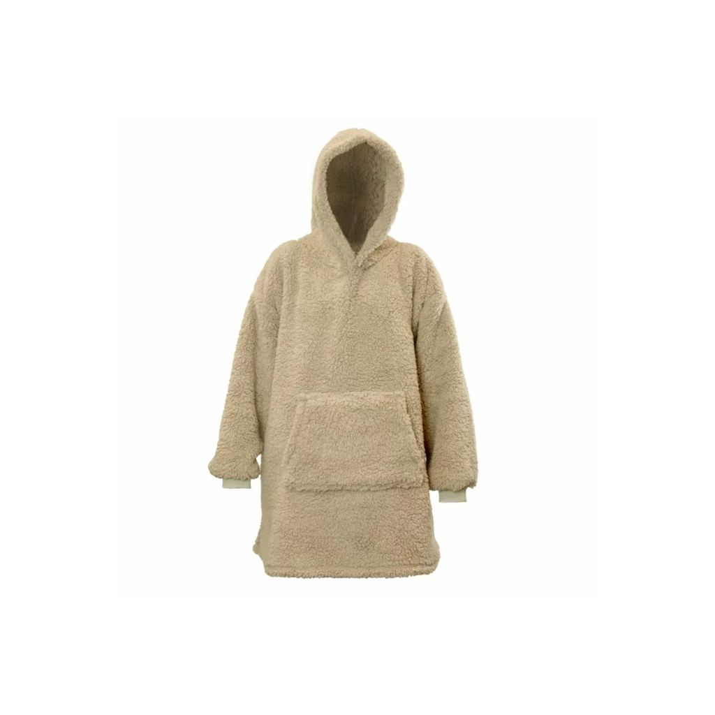 Unique Living Hoodie Teddy Latte