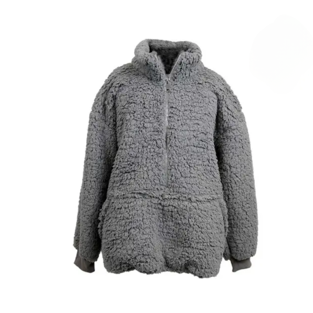 Unique Living Hoodie Willow 8 - 10 jaar donkergrijs 60 x 67 cm