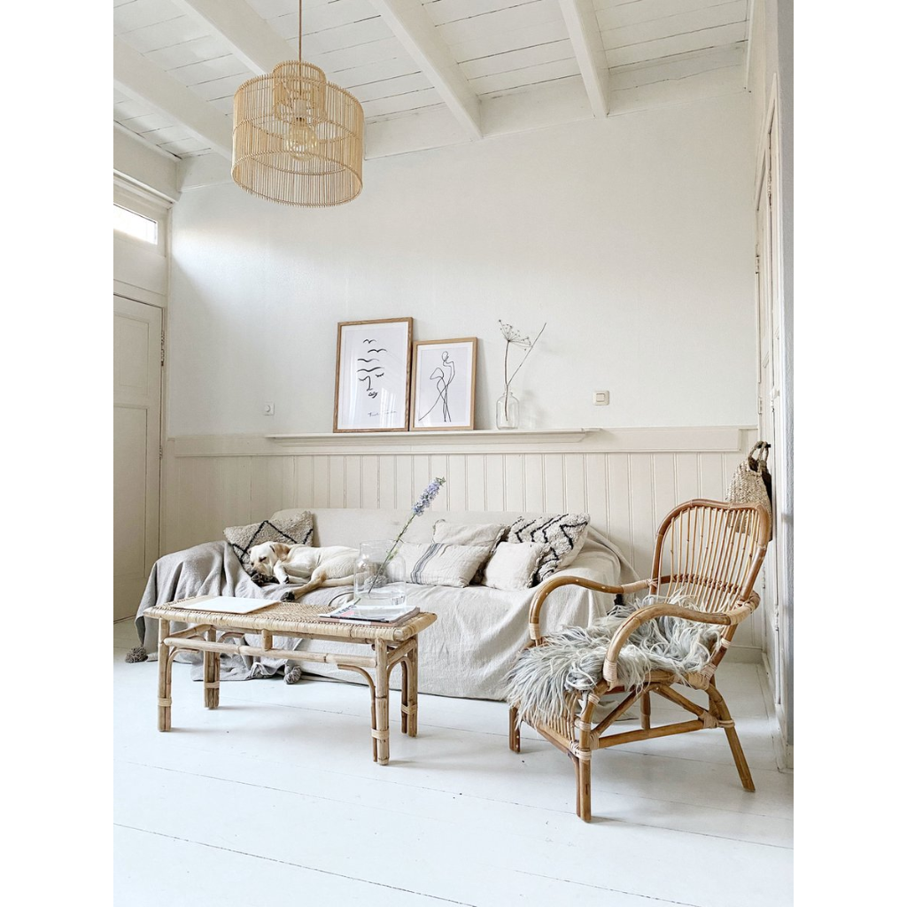 Van der Leeden Loungestoel Rotan Bandung Naturel