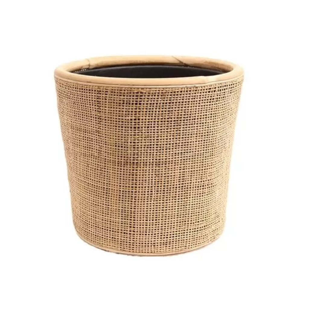 Van der Leeden Drypot Rotan Naturel 31x29