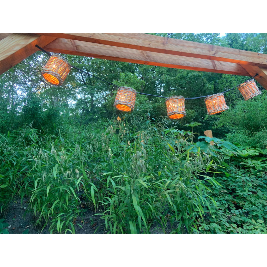 Van der Leeden Lampion Rotan Naturel