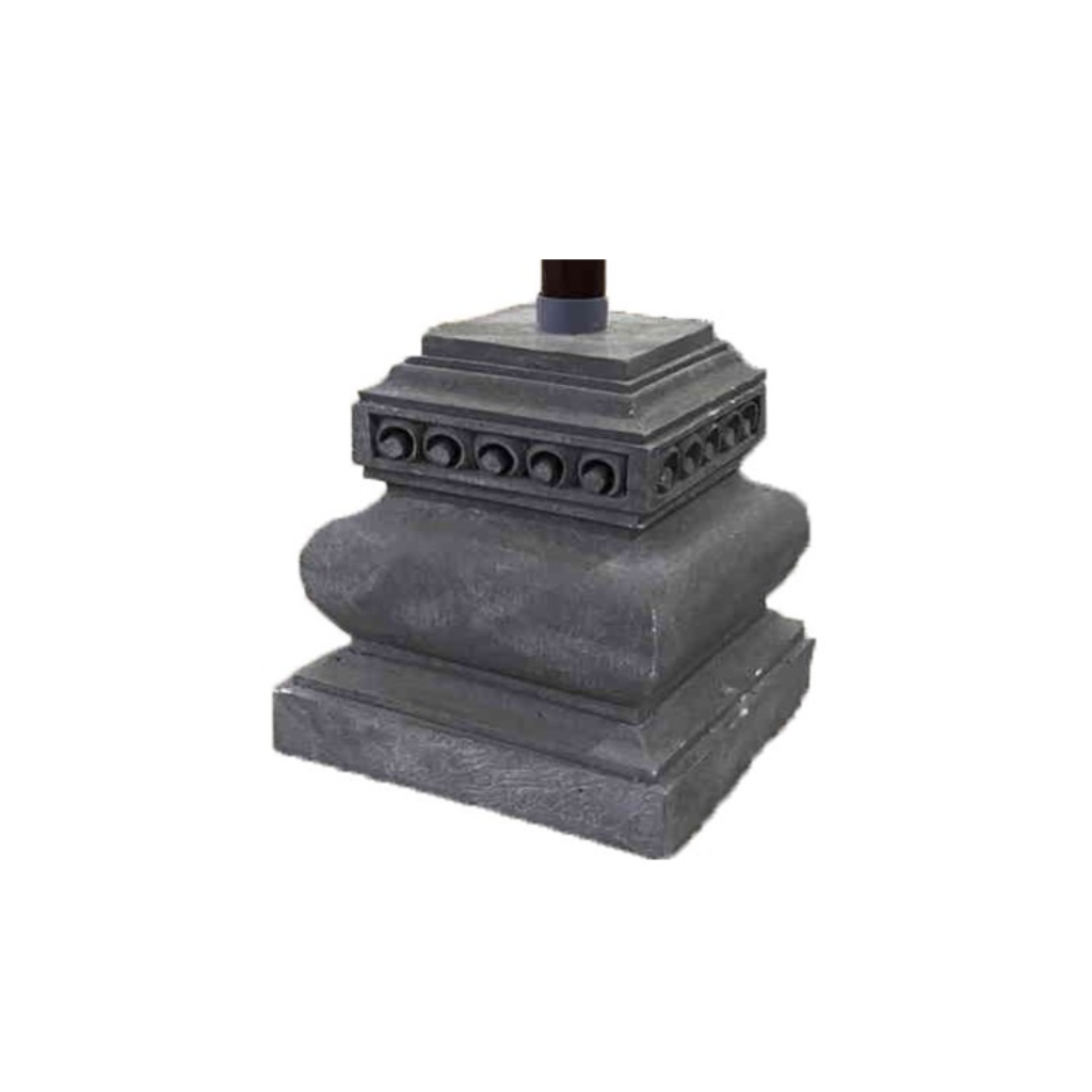 Van der Leeden Parasolvoet Steen Grijs 28 x 30 cm