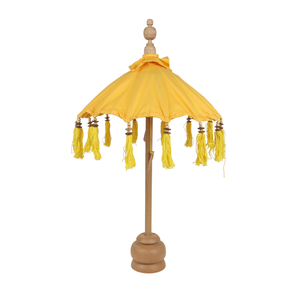Van der Leeden Parasol Bali Small Yellow Geel 75 x 50 cm
