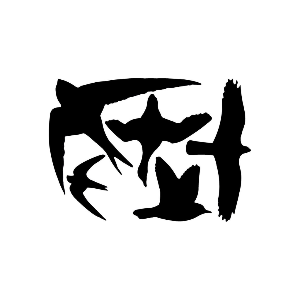 Esschert Design Raamstickers vogel