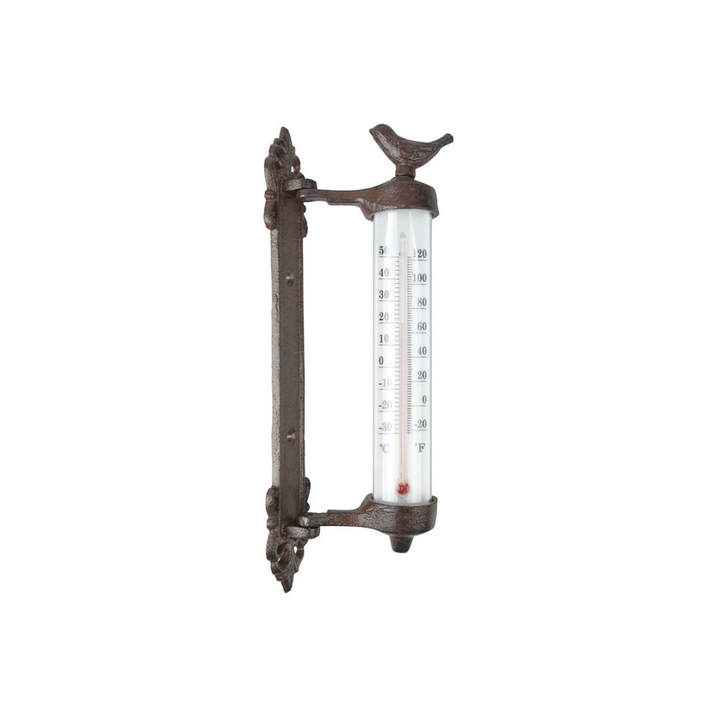 Esschert Design Wandthermometer vogel in giftbox