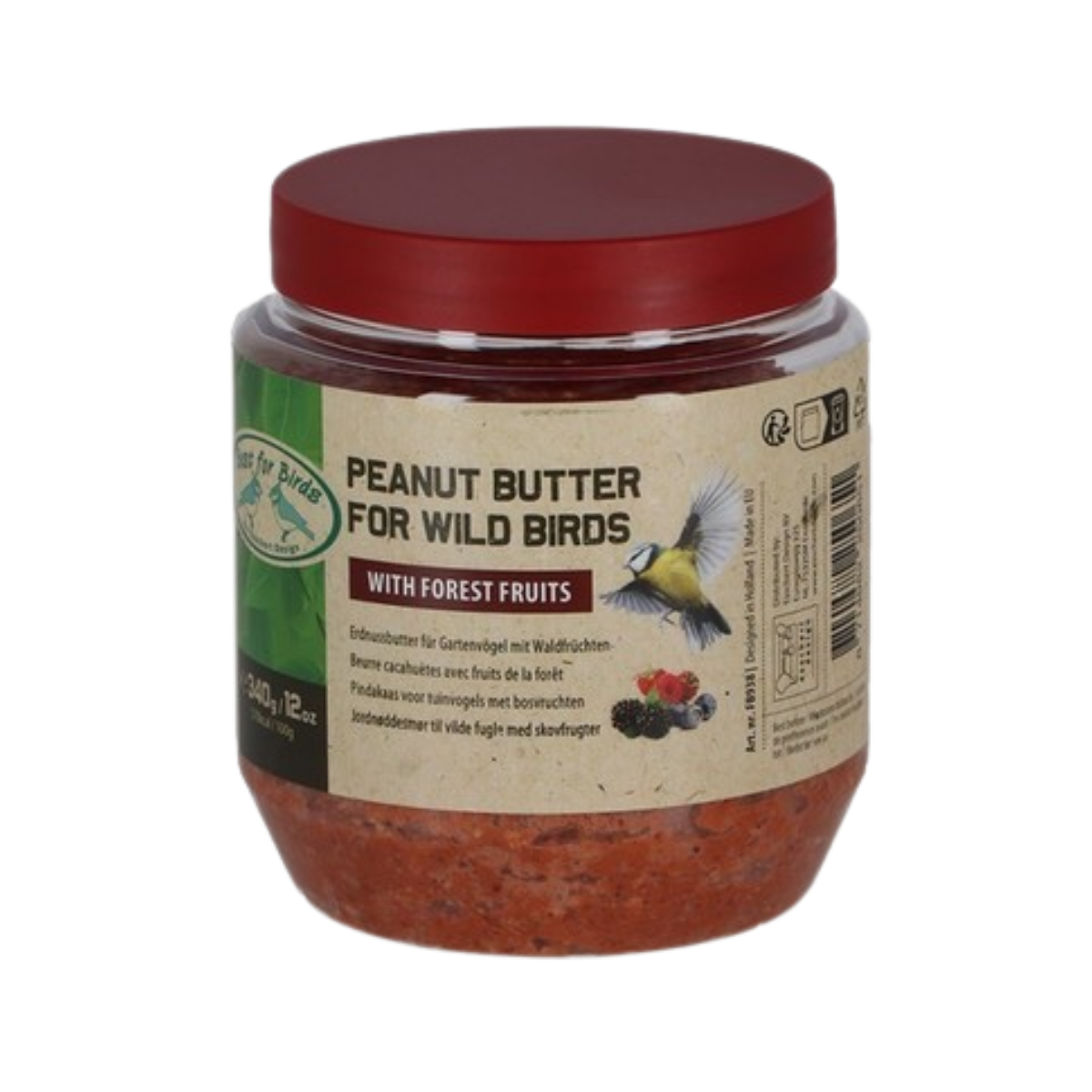 Esschert Design Vogelpindakaas Bosvruchten 340 g