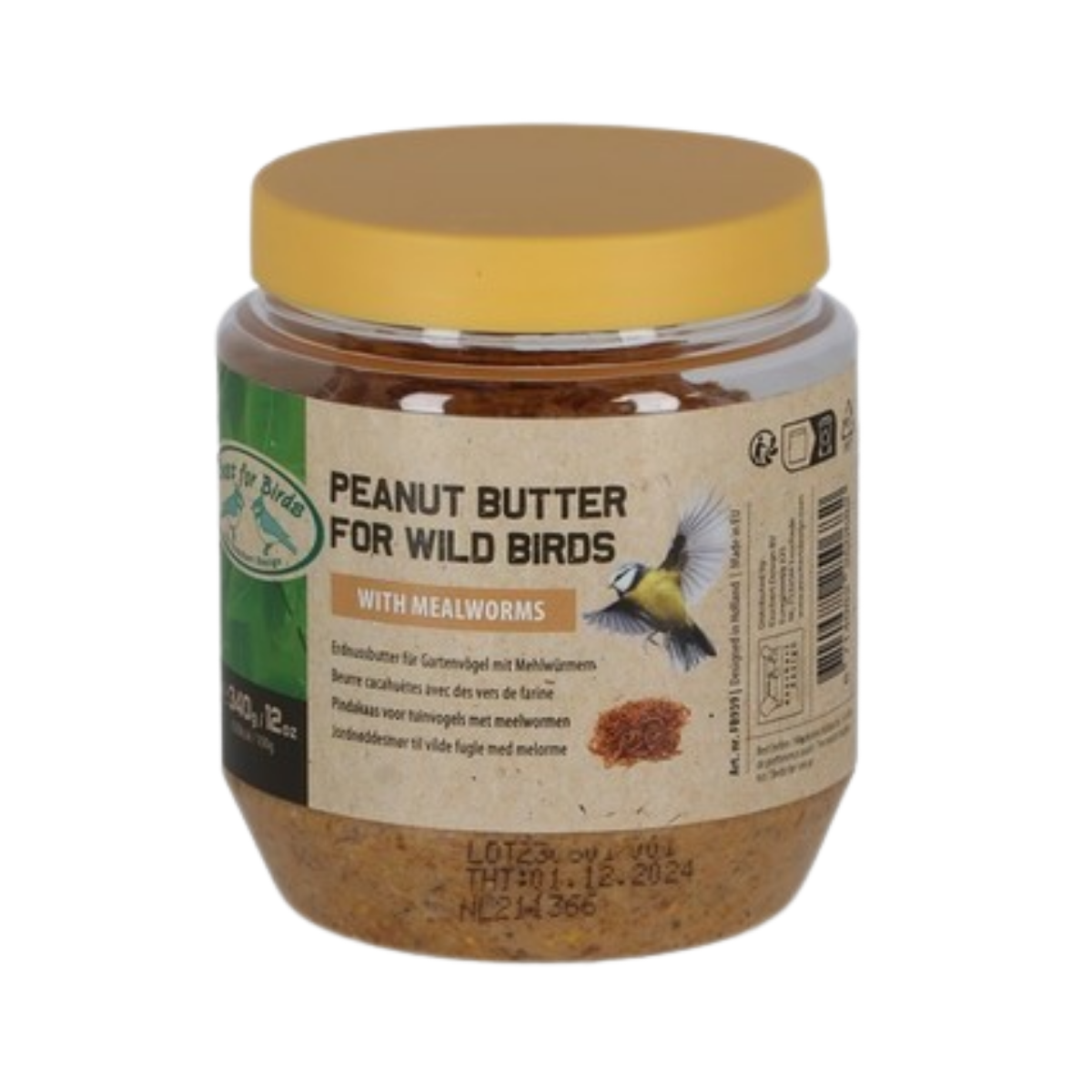 Esschert Design Vogelpindakaas Meelwormen 340 g