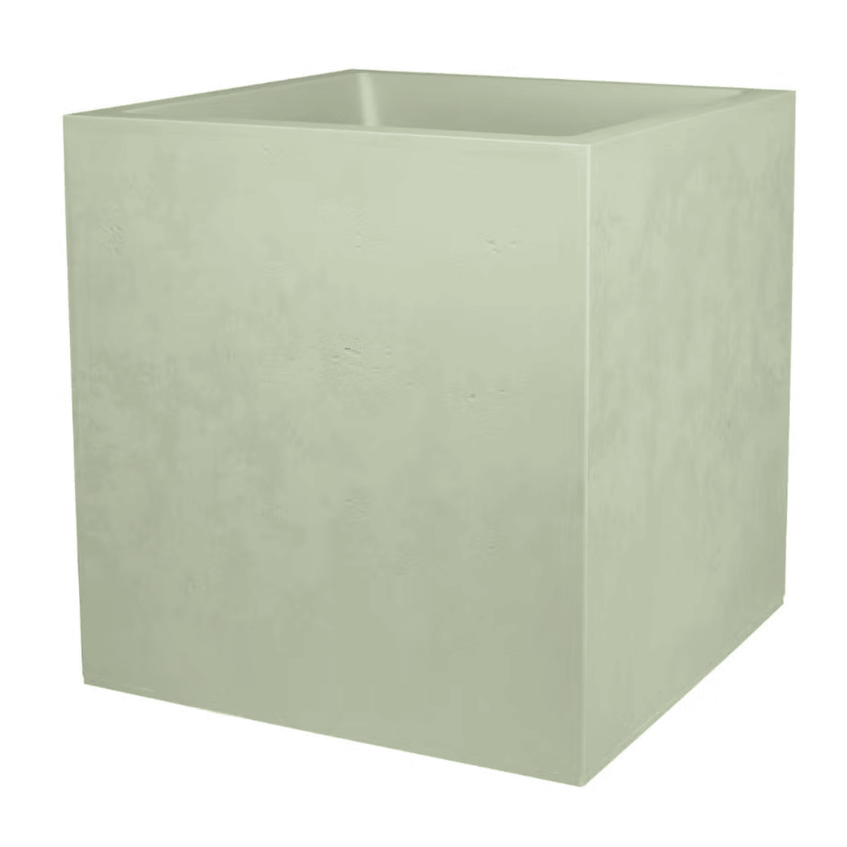 Eda Pot Basalt Vierkant Almond Green 39.5 x 39.5 x 43.5 cm