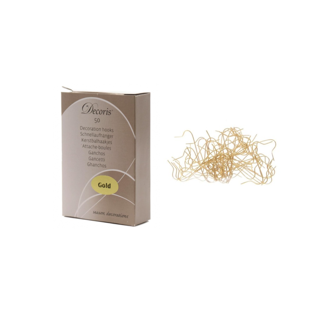 Kerstbalhaakjes Goud 100 stuks
