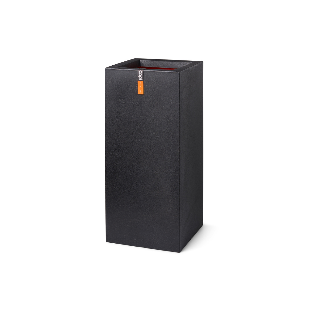 Capi Europe Pot rechthoek Smooth NL zwart