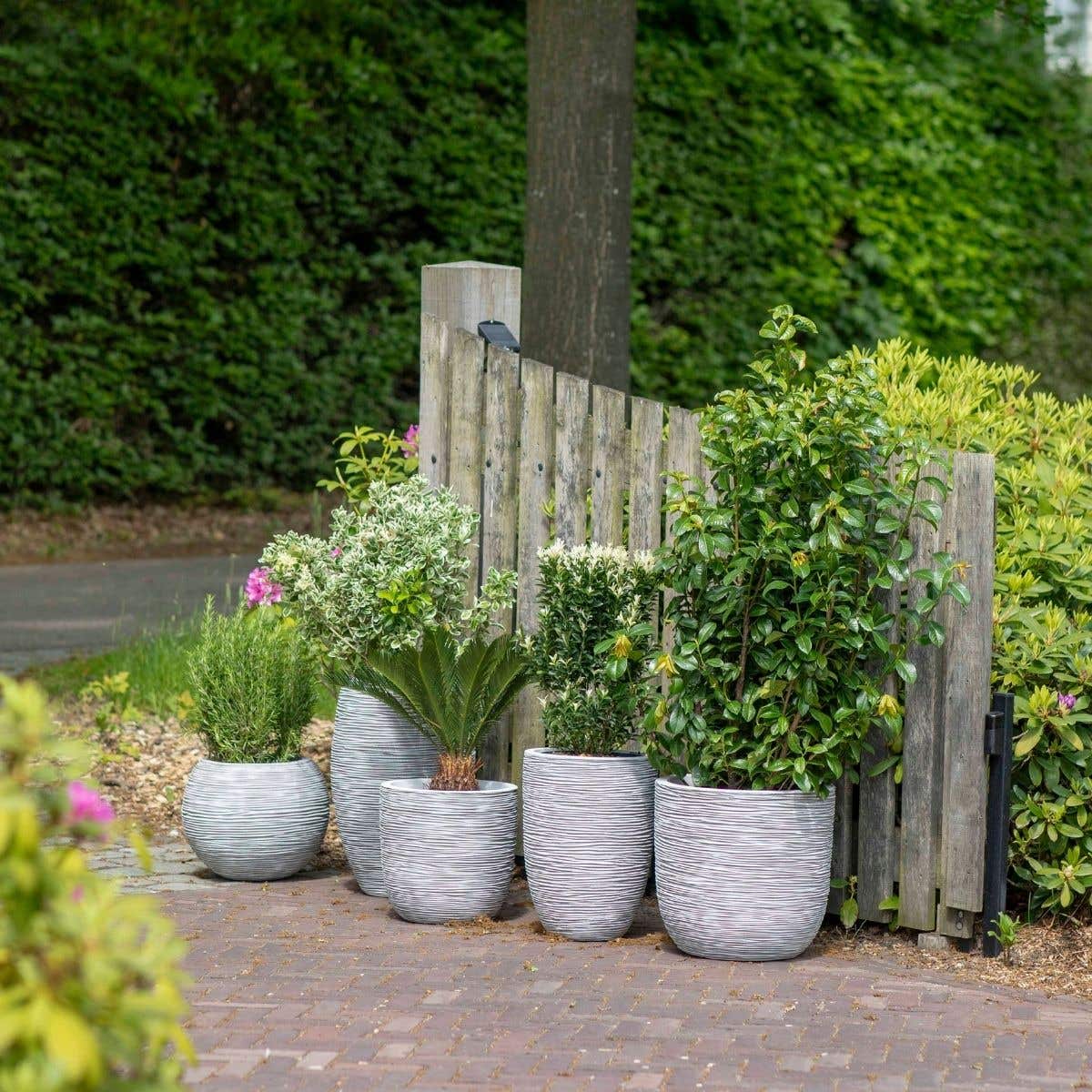 Capi Europe Bloempot Nature Rib Ivoor 40 x 32 cm