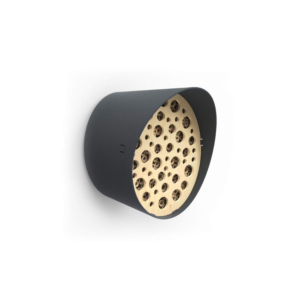 Capi Europe Bijenhotel Oval antraciet 24 x 19 x 23 cm