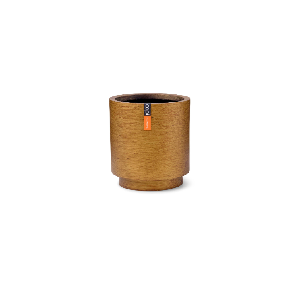 Capi Europe Vaas cilinder Retro goud 15 x 15 x 17 cm