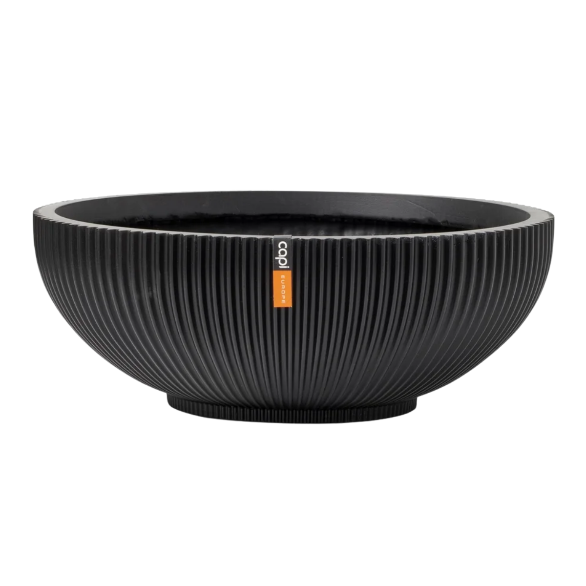 Capi Europe Schaal Groove Zwart 40 x 15 cm