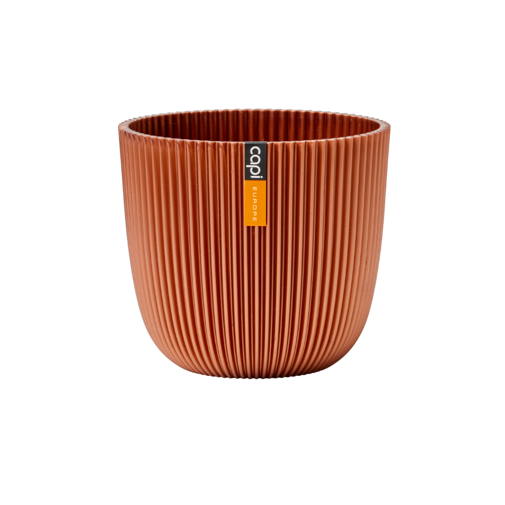 Capi Europe Pot bol Groove metallic koper