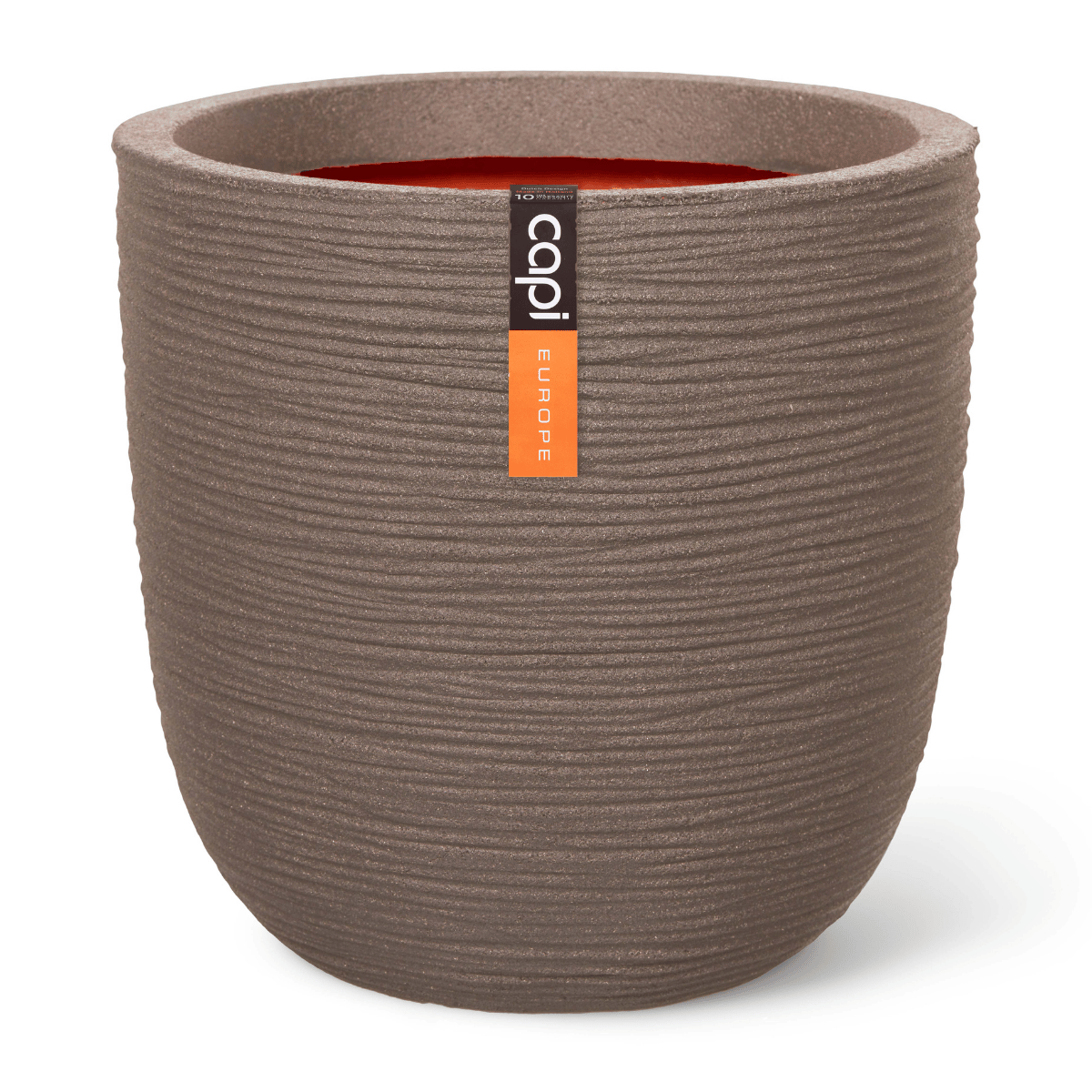 Capi Europe Bloempot Nature Rib Warm Taupe 54 x 52 cm