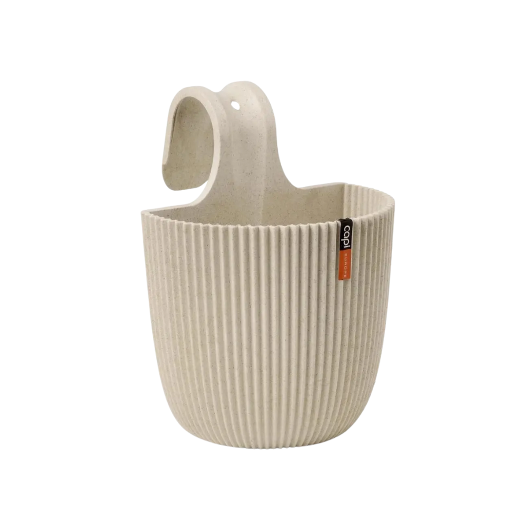 Capi Balkonbak groove zaagsel beige 21 x 28 cm