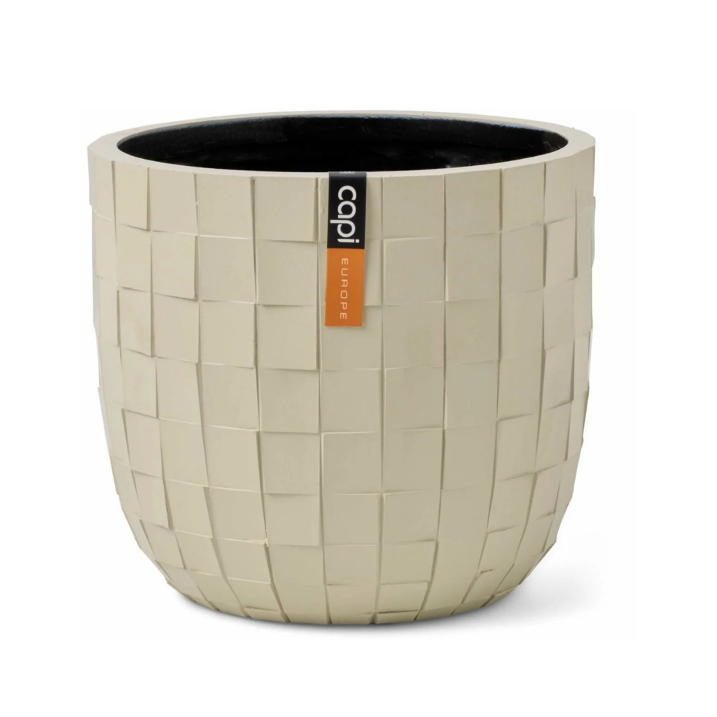 Capi Europe Bloempot Blocks Beige 24 x 21 cm