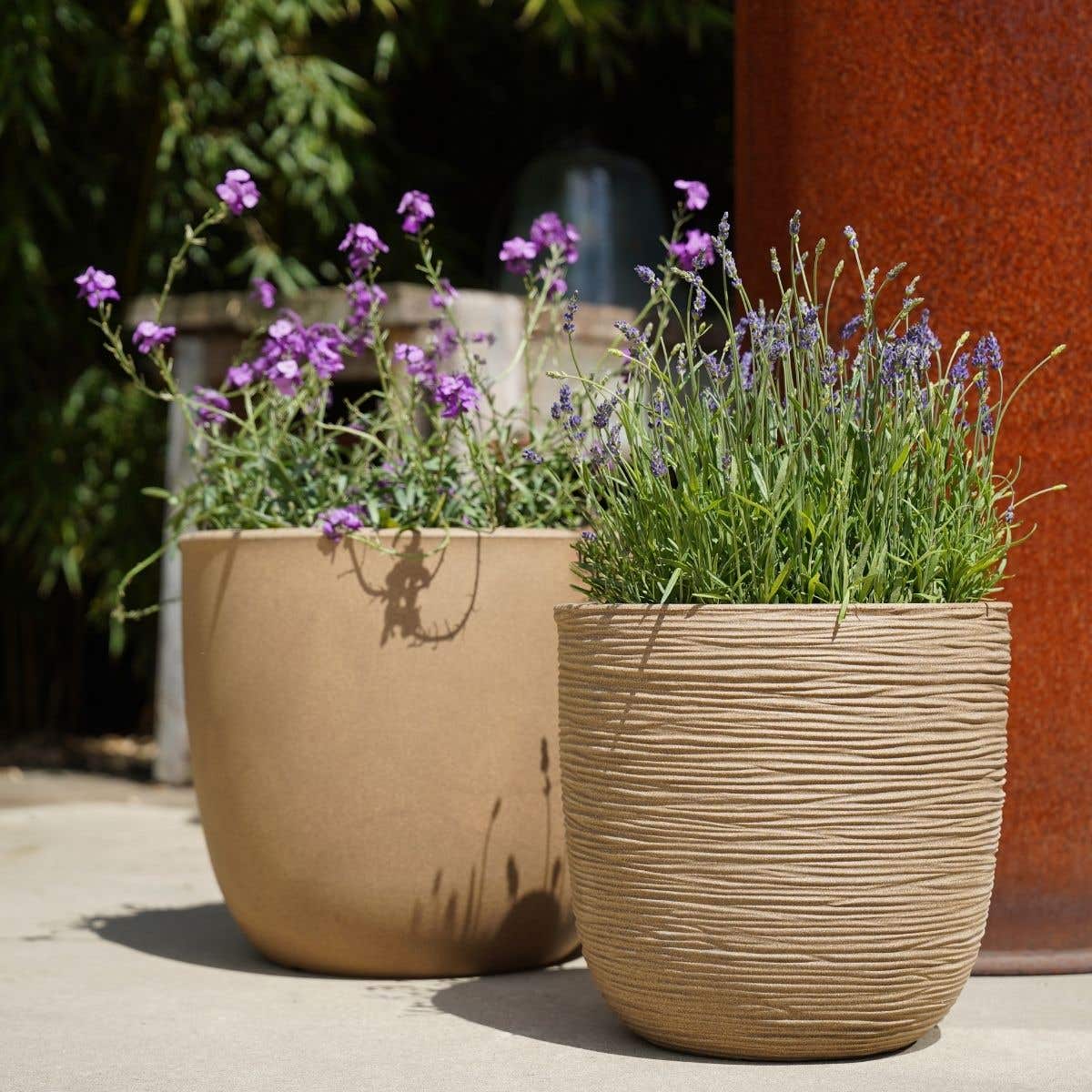 Capi Europe Bloempot Nature Rib Beige 35 x 34 cm