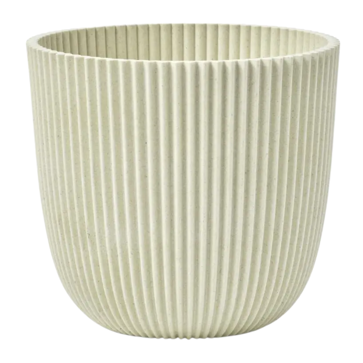 Capi Europe Bloempot Groove Zaagsel Beige 29.5 x 27 cm