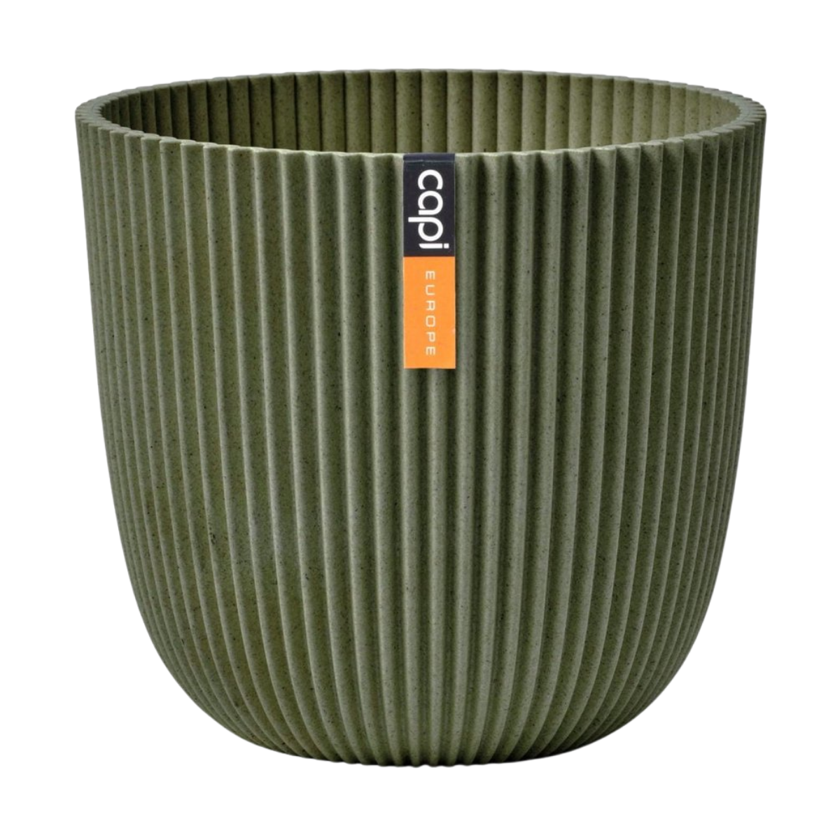 Capi Europe Bloempot Groove Kunstgras Groen 29.5 x 27 cm
