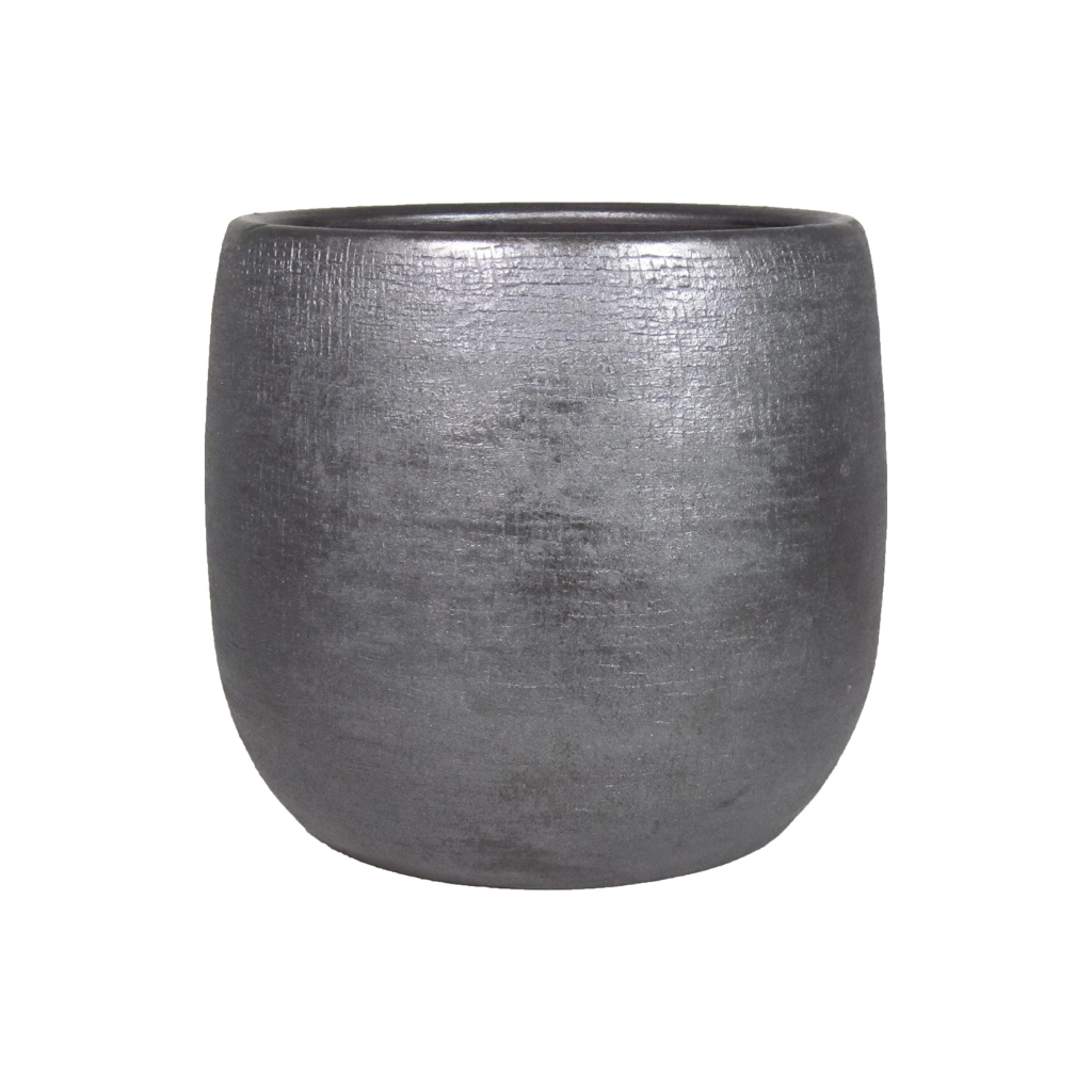 Bela Arte Pot Mira Industrieel Zwart 39 x 36 cm