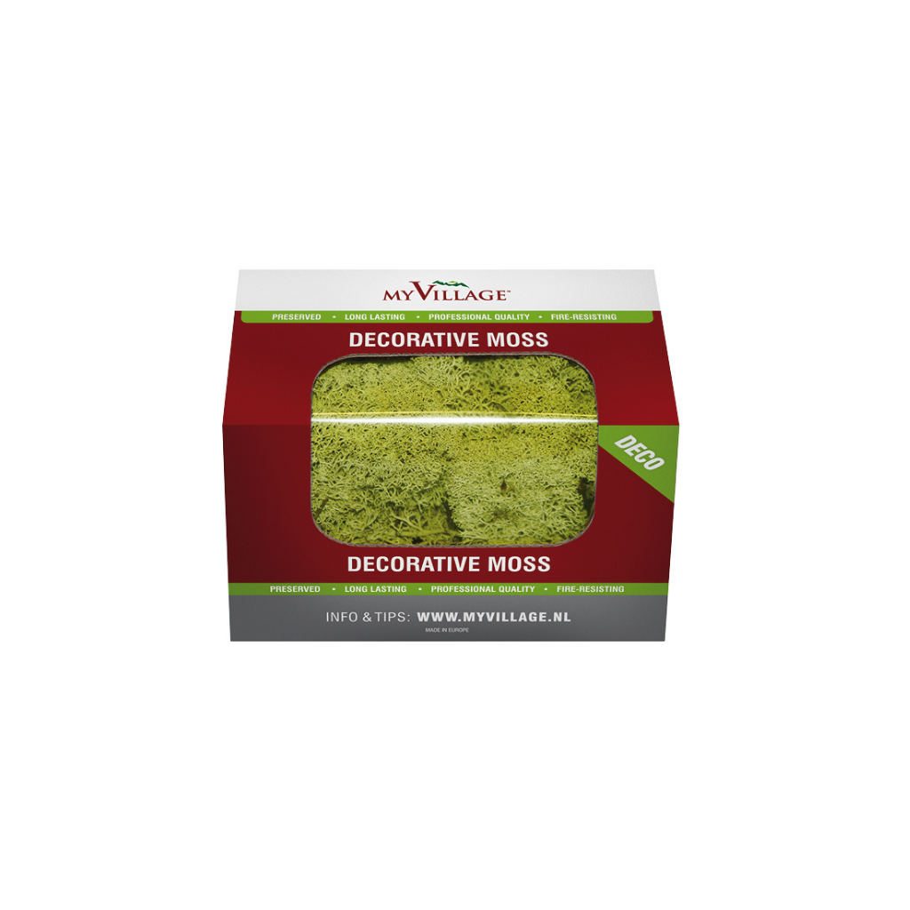 My Village Rendiermos Lichtgroen 50 gram