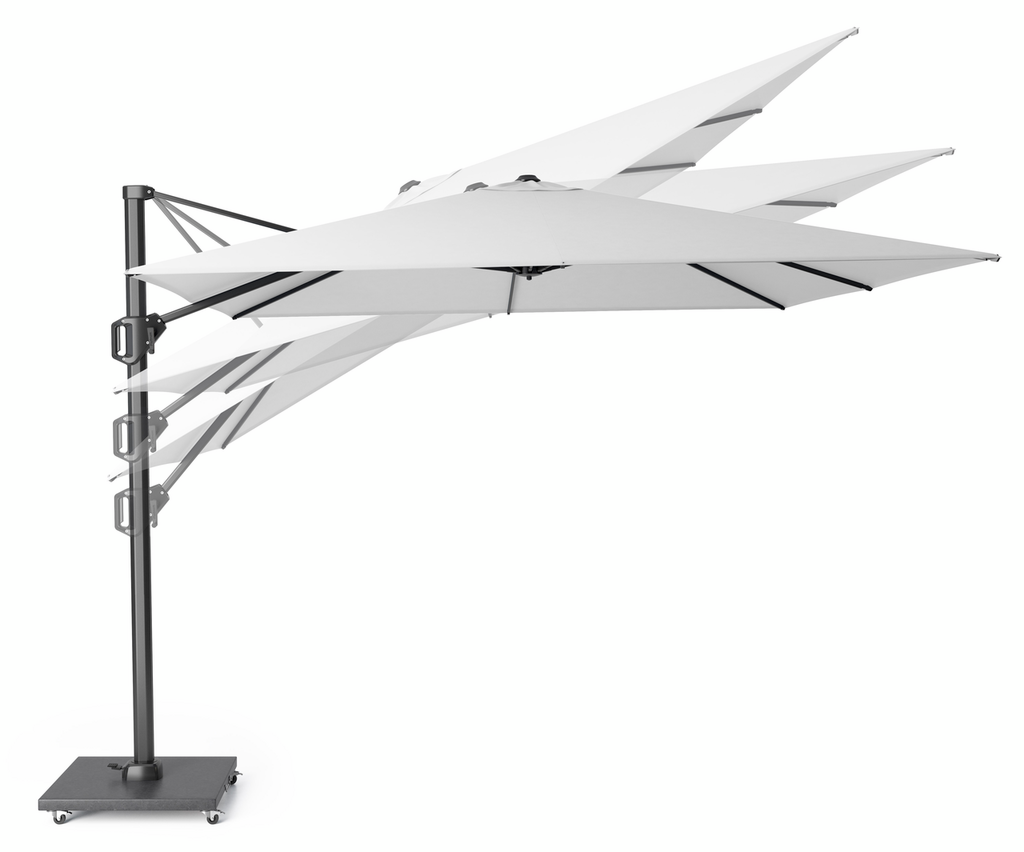Platinum Zweefparasol Challenger T¹ Faded black Rond Ø 350 cm