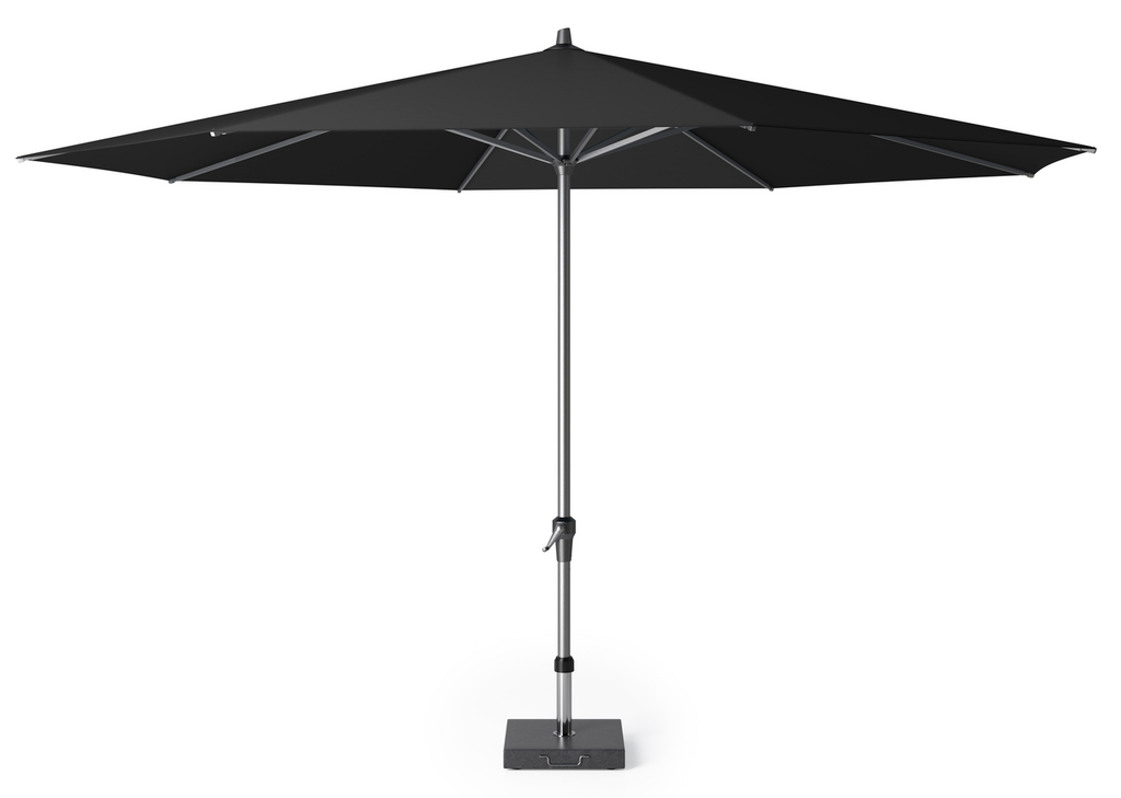 Platinum Riva Stokparasol ø4,0 Zwart