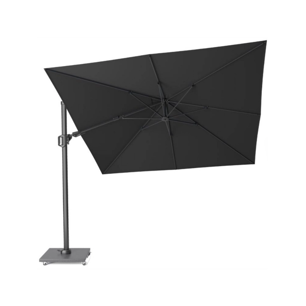 Platinum Zweefparasol Challenger T² Faded Black Vierkant 300 x 300 cm