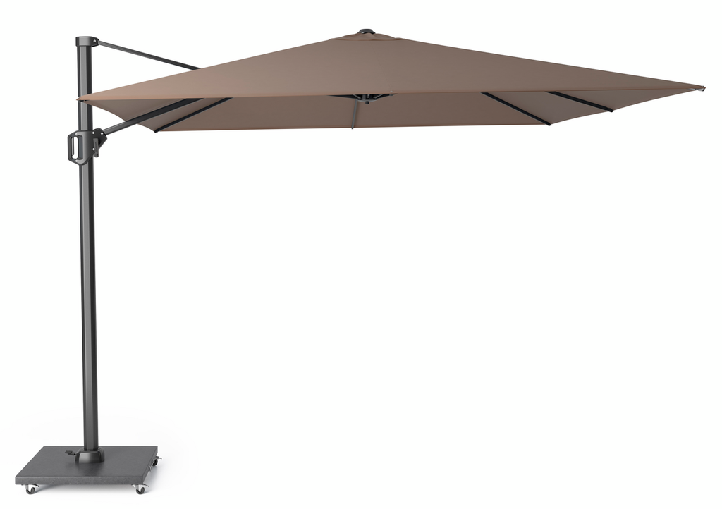 Platinum Zweefparasol Challenger T¹ premium Havana 3 x 3 m