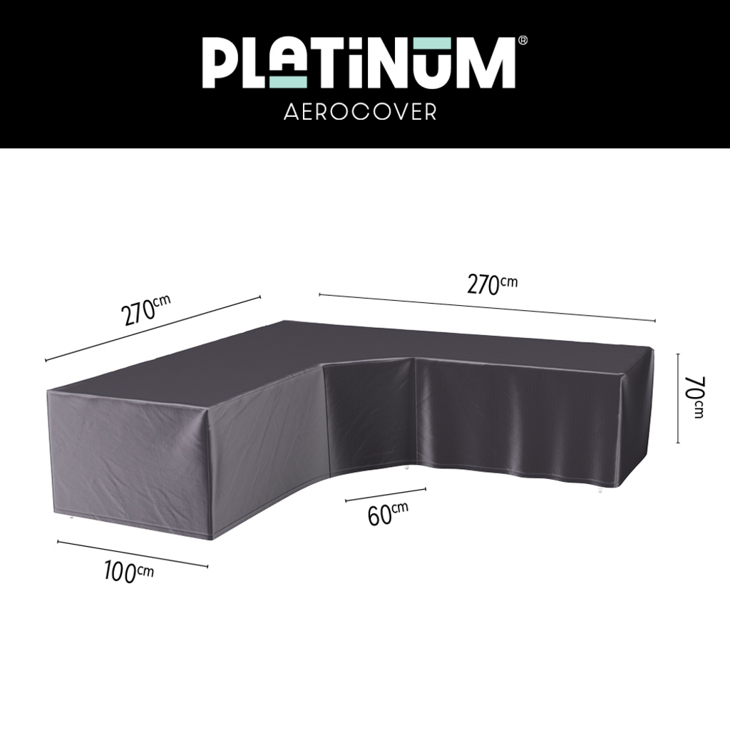 AeroCover Loungesethoes trapeze 270 x 270 x 100 x 70 cm 7951