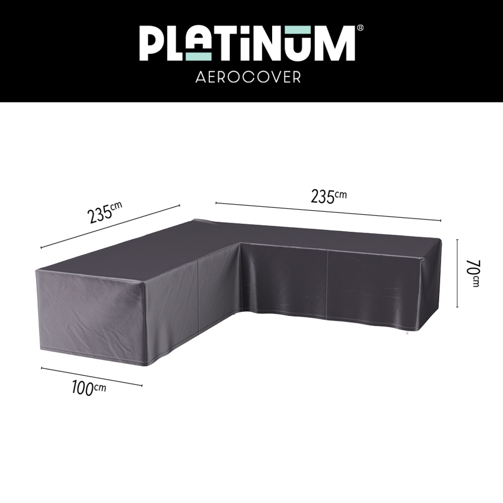 AeroCover Loungesethoes hoekset 235 x 235 x 100 x 70 cm 7940