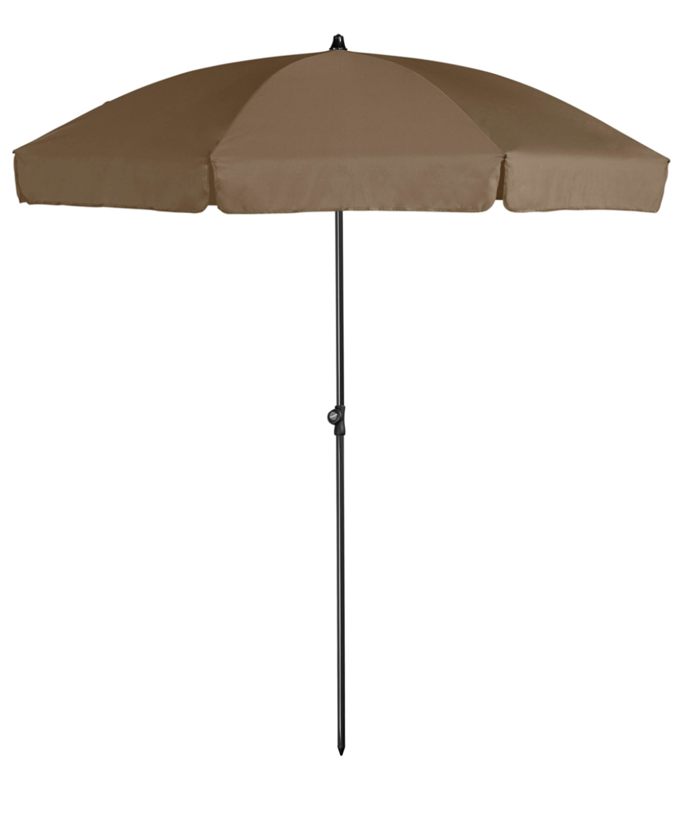 Platinum Aruba Stokparasol ø2,0 volant Taupe