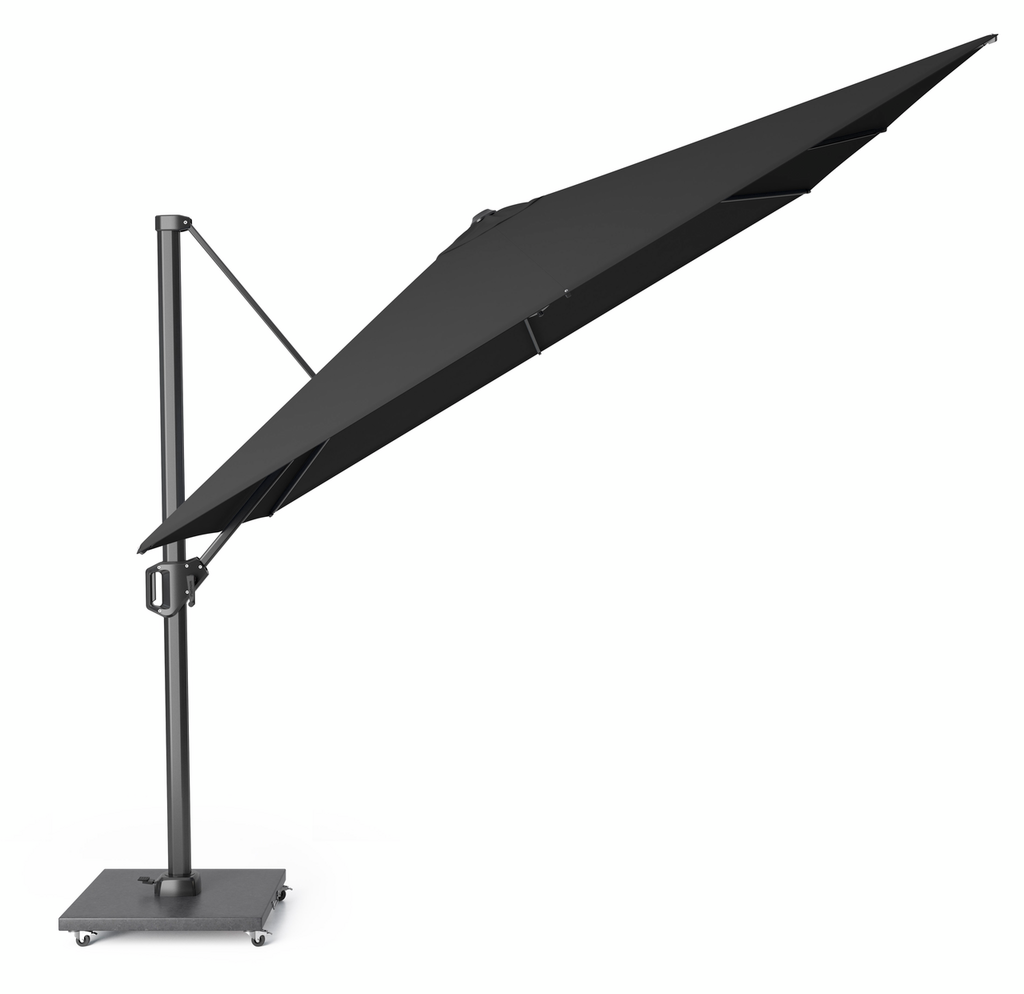 Platinum Zweefparasol Challenger Black Vierkant 300 x 300 cm
