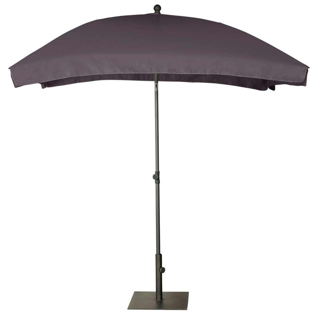 Platinum Aruba Stokparasol 2,0x1,3 volant anthracite