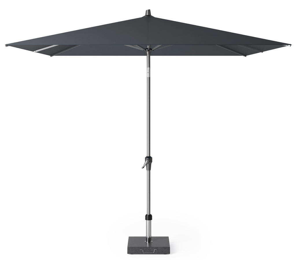 Platinum Riva Stokparasol 2,5x2,5 Antraciet