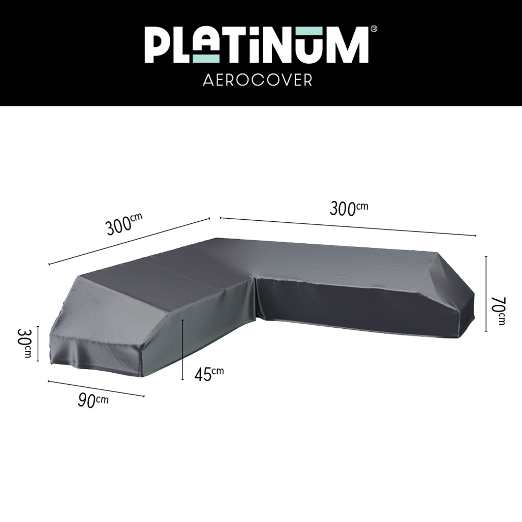 AeroCover Loungeset platformhoes 7886 300 x 90 x 30/45/70 cm