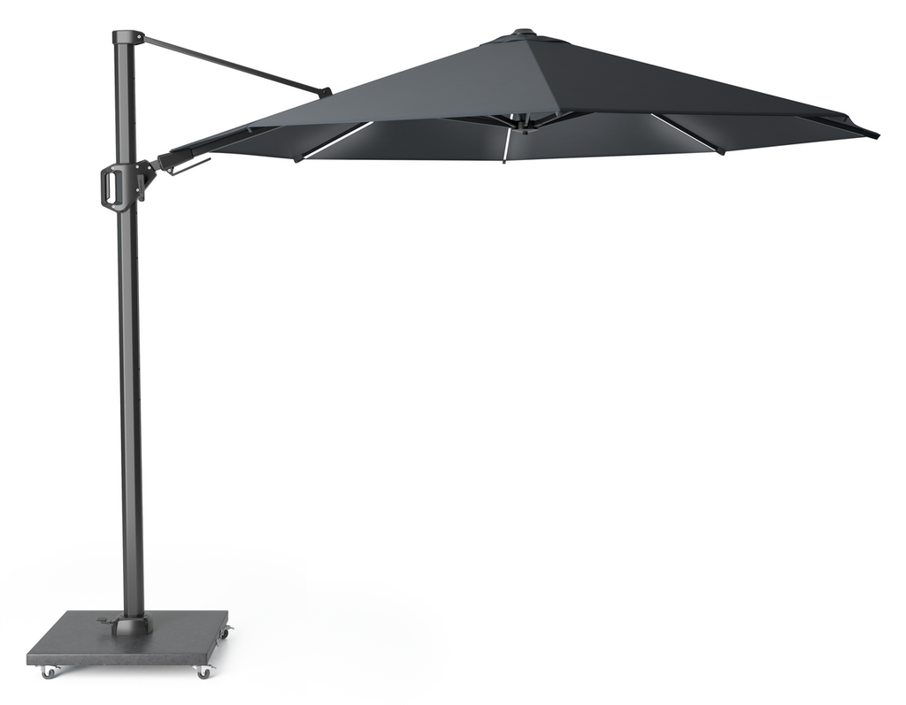 Platinum Zweefparasol Challenger T² Glow Anthracite Ø3.5 m