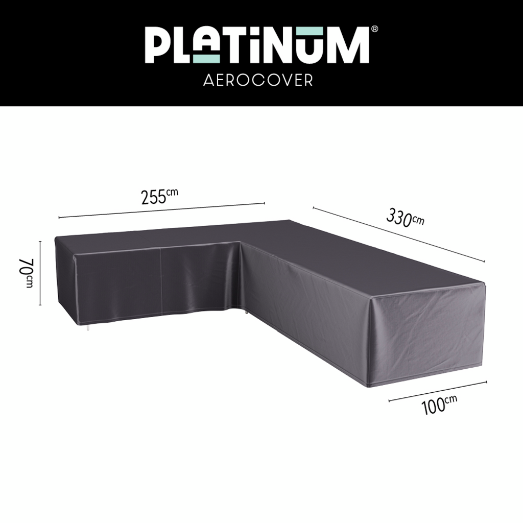 AeroCover Loungesethoes links 330 x 255 x 100 x 70 cm 7946