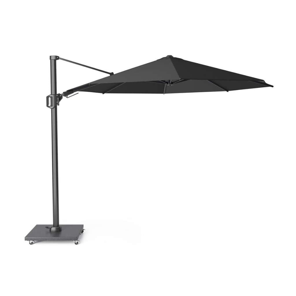 Platinum Zweefparasol Challenger T² Black Rond Ø 350 cm