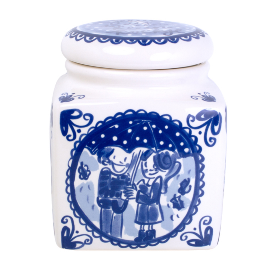 Blond Amsterdam Voorraadpot Delfts Blond 16 cm