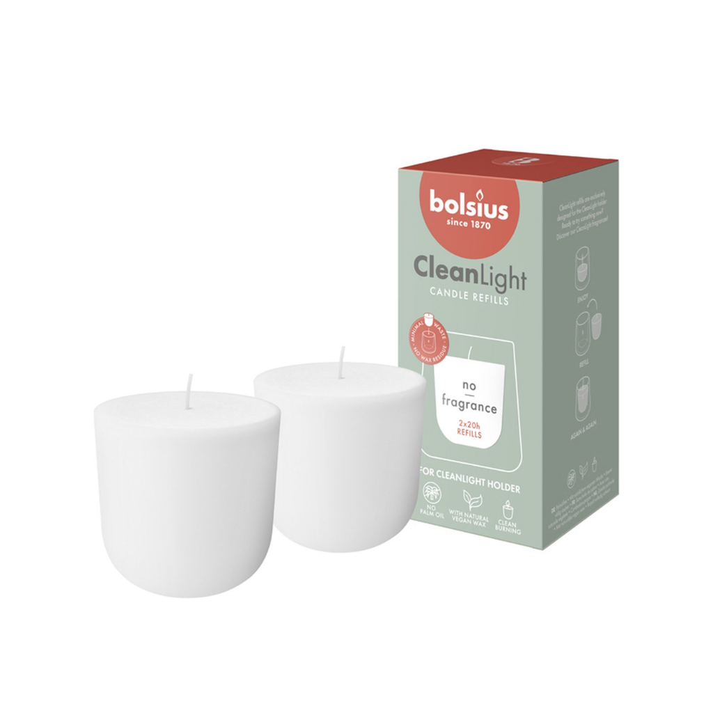 Bolsius Navulling Clean Light Zero