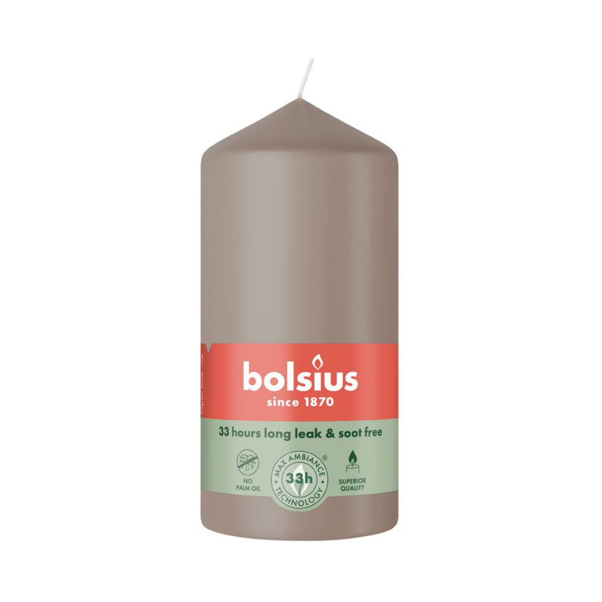Bolsius Stompkaars Beige 5.8 x 12 cm