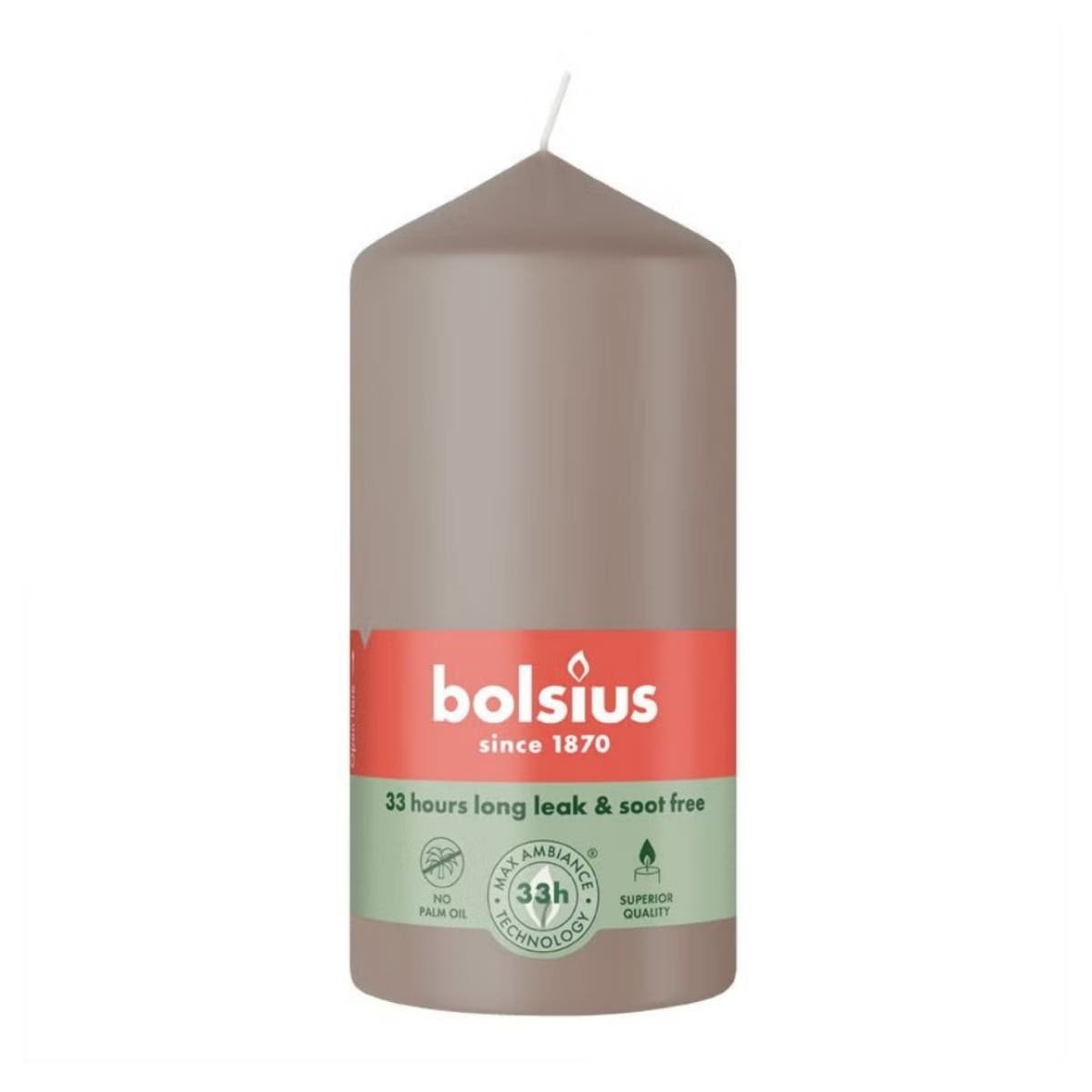 Bolsius Stompkaars Beige 5.8 x 12 cm