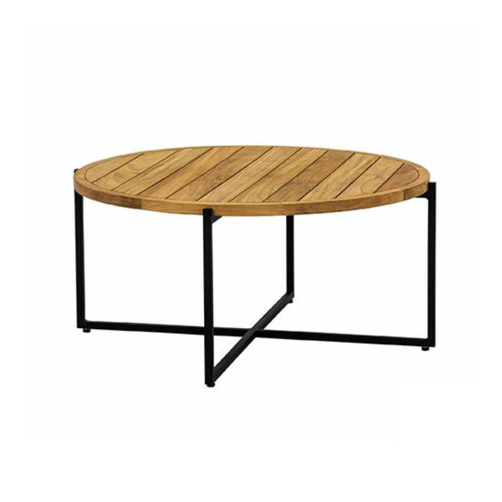 Apple Bee Condor Bijzettafel aluminium teakhout 94 x 44 cm