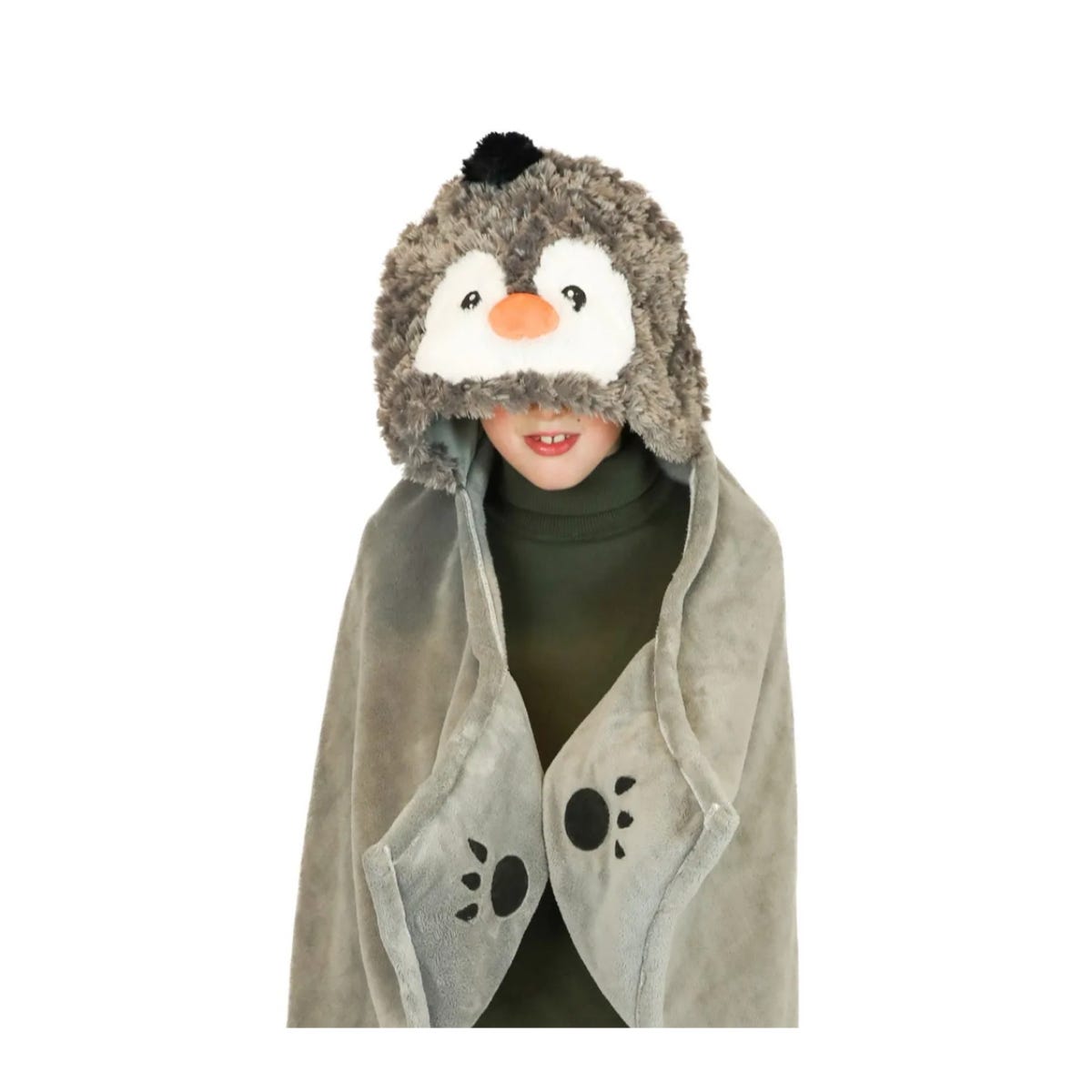 Noxxiez Knuffeldeken Penguin 130 x 100 cm