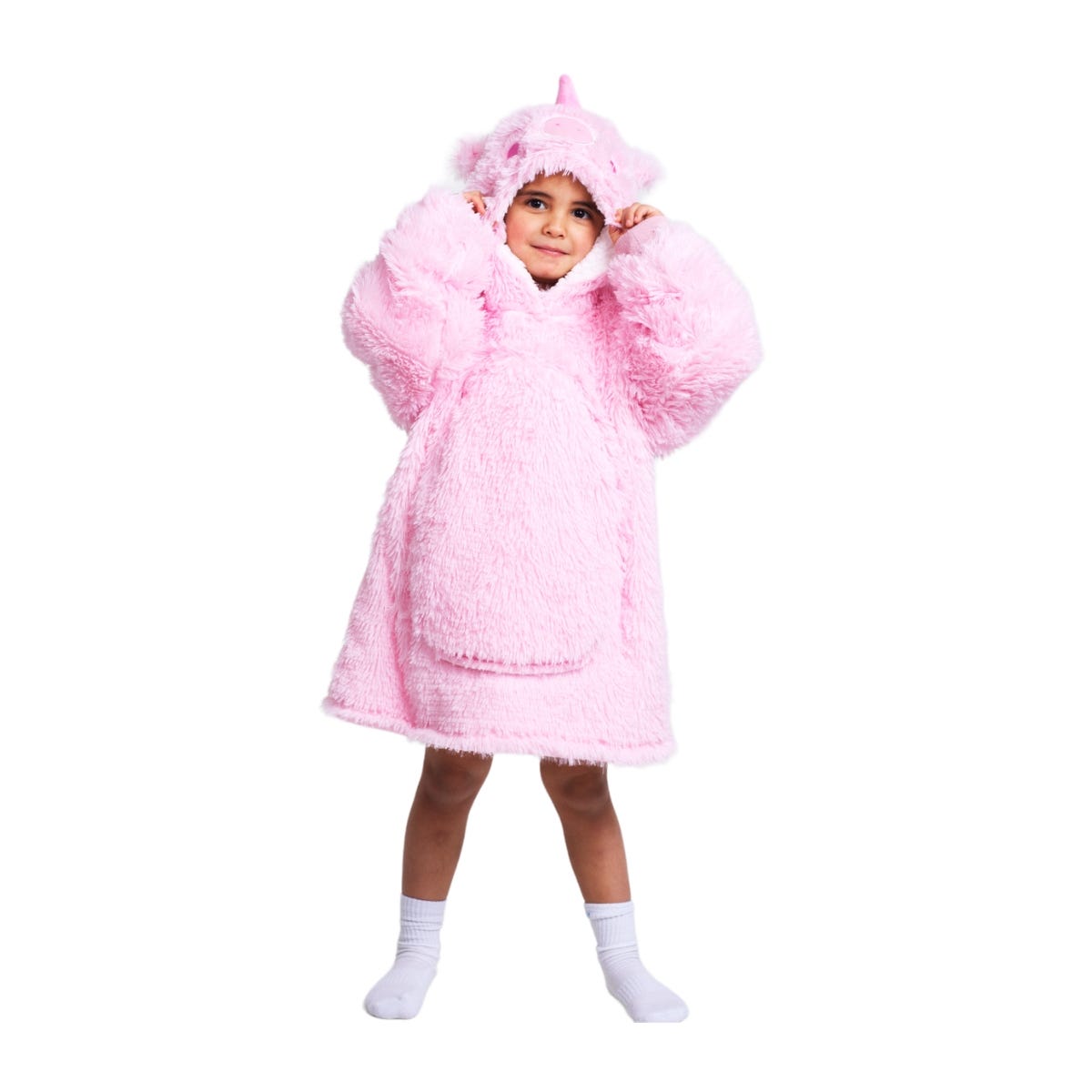 Noxxiez Hoodiedeken Unicorn Small (3 tot 6 jaar)