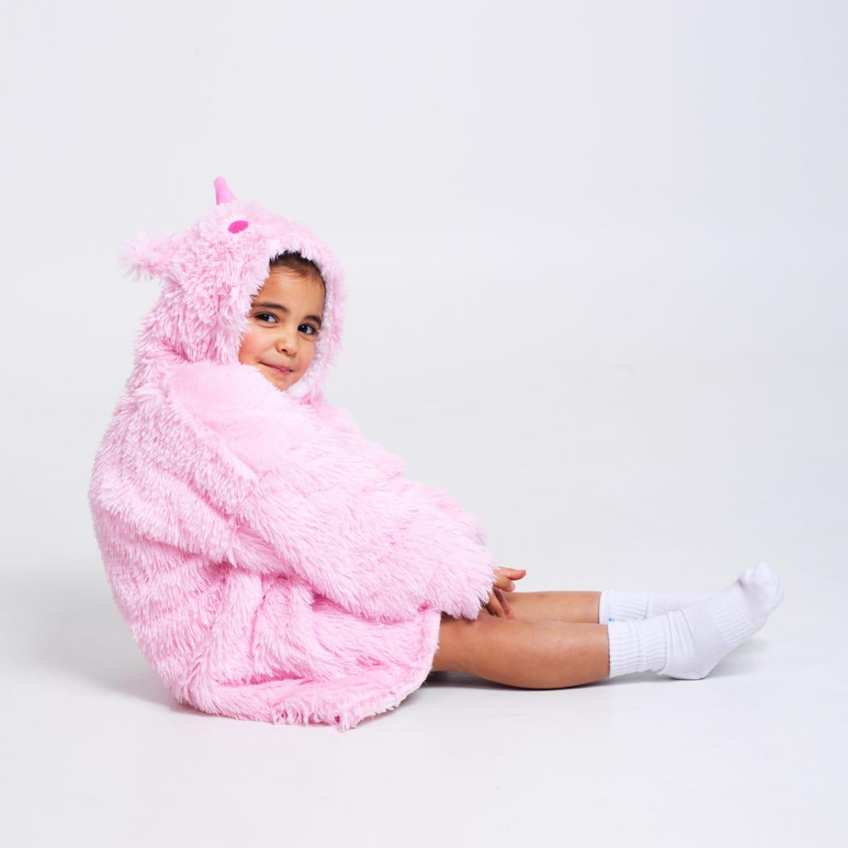 Noxxiez Hoodiedeken Unicorn Small (3 tot 6 jaar)